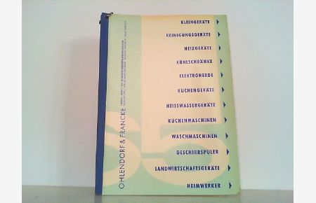 Geräte-Katalog 1965 mit Messe-Neuheiten. Preise Stand 1. 11. 1965.