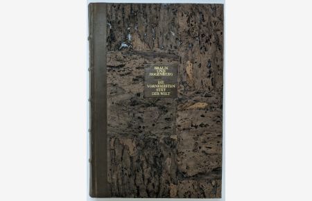 Städte der Welt - Braun Hogenberg Band II / Zwei, 1576 Halbleder- / Korkausgabe  - Beschreibung und Contrafactur der vornembster Stät der Welt