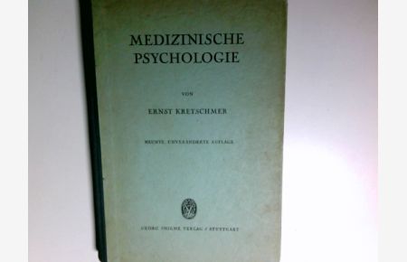 Medizinische Psychologie.