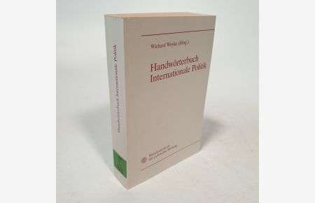 Handwörterbuch internationale Politik. 4. Aufl.