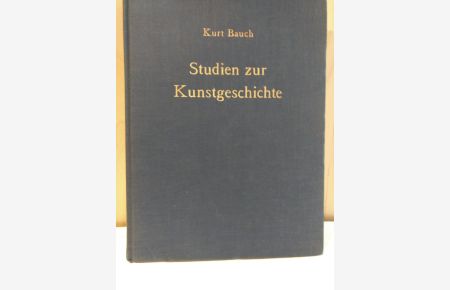 Studien zur Kunstgeschichte.