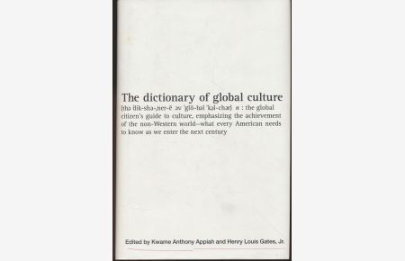 The Dictionary of Global Culture.   - Michael Colin Vazquez, Associate Editor.