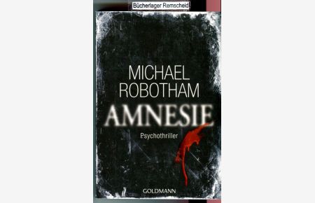Amnesie: Joe O'Loughlins 2. Fall: Psychothriller (Joe O'Loughlin und Vincent Ruiz, Band 2)
