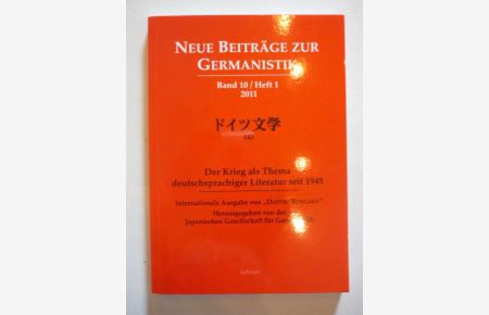 Der Krieg als Thema deutschsprachiger Literatur seit 1945.