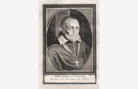 Philippe Cospean - Phillippe Cospean (1571-1646) Mons Cospeau priest Lisieux eveque Portrait