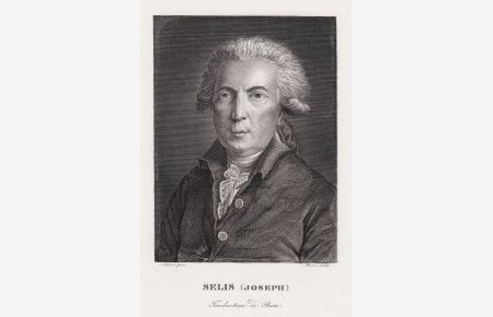 Selis (Joseph) - Nicolas-Joseph Selis (1737-1802) translator Persia Perse Persien Übersetzer Portrait
