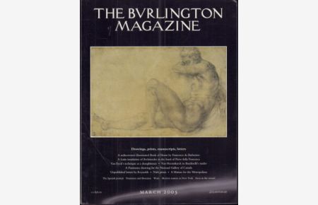 The Burlington Magazin. Volume CXLVII - Number 1224. March 2005.