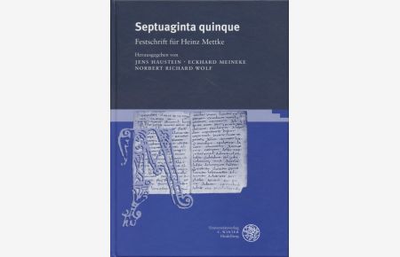 Septuaginta quinque: Festschrift für Heinz Mettke.