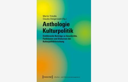 Anthologie Kulturpolitik