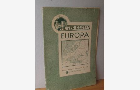 Metzer Karten: Europa  - Maßstab 1 : 6 500 000, gezeichnet nach dem Stand vom 30. März 1943 von Paul Faltz,