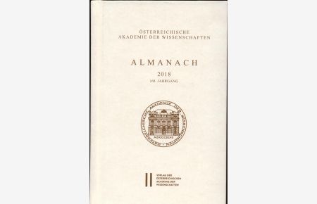 Almanach 2018  - 168. Jahrgang