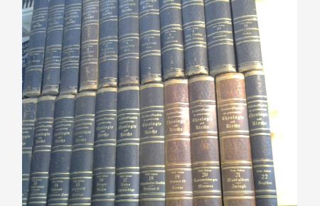 Realencyclopädie für protestantische Theologie und Kirche, 21 + 1 Bände (vollständig incl. Register)  - Begründet von J. J. Herzog