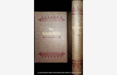 Geistesblitze : die geflügelten Worte und Citate des deutschen Volkes; für Deutschlands Katholiken KOMPLETT IN 2 Bänden