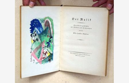 Der Malik. Eine Kaisergeschichte mit Bildern und Zeichnungen von der Else Lasker-Schüler.