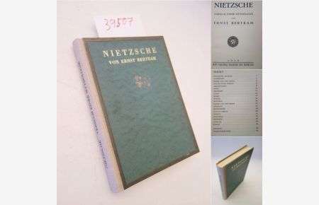 Nietzsche. Versuch einer Mythologie Nietzsche. Versuch einer Mythologie