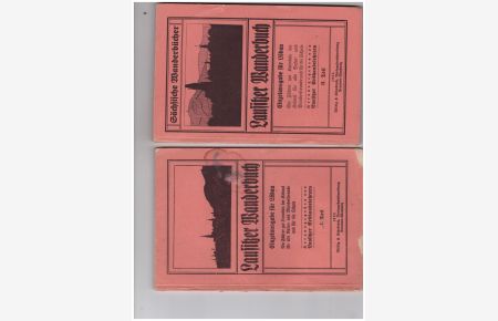 Lausitzer Wanderbuch. Einzelausgabe für Löbau. 2 Bände  - m. 4 Abb.