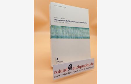 Naturwissenschaftlich-technische Information : Online, CD-ROM, Internet / Eleonore Poetzsch, Kein CD