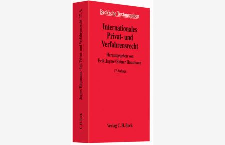 Internationales Privat- und Verfahrensrecht: Rechtsstand: 1. August 2014. (Beck'sche Textausgaben).   - Rechtsstand: 1. August 2014.