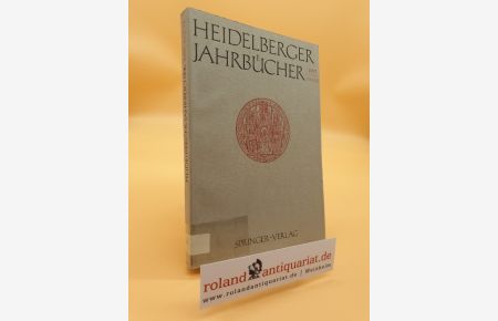 Heidelberger Jahrbücher 37