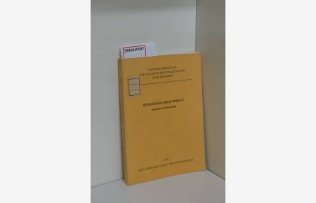 Münchener Bibliotheken : Bestände u. Benützung / Generaldirektion d. Bayer. Staatl. Bibliotheken. [Red. : Detlef Kulman]
