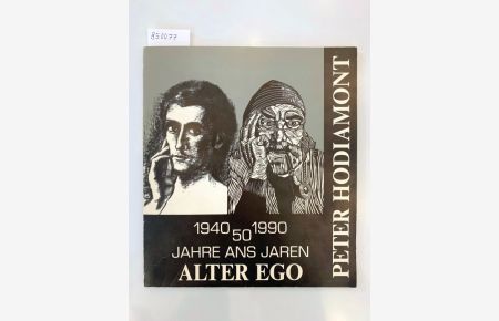 Alter Ego (Buch und signierter Linolschnitt)  - 1940 1950 50 Jahre Ans Jaren
