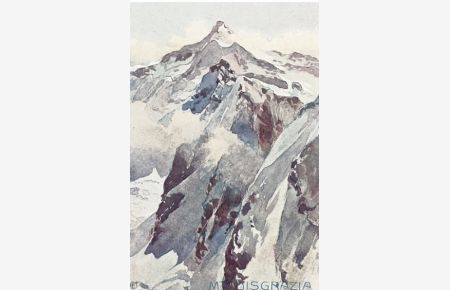 Mte. Disgrazia.   - Serie Die Alpen III, Nr. 14.