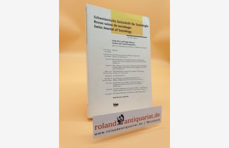 Schweizerische Zeitschrift für Soziologie - Urban Riots and Youth Violence (Vol. 34 Issue 2)