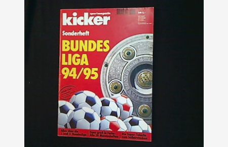 Kicker-Sonderheft Bundesliga 1994/95.