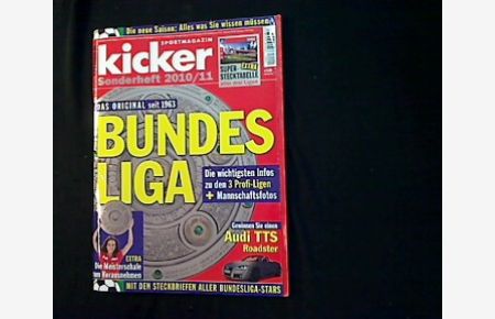Kicker-Sonderheft Bundesliga 2010/2011.