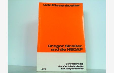 Gregor Strasser und die NSDAP.