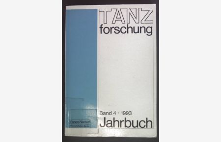 Tanzforschung: Jahrbuch.
