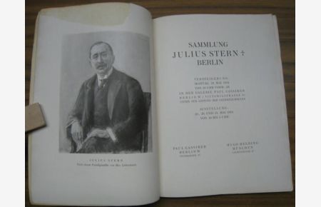 Sammlung Julius Stern, Berlin. - Katalog zur Versteigerung am 22. Mai 1916 in der Galerie Paul Cassirer, Victoriastrasse 35.
