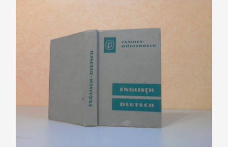 Taschenwörterbuch. Englisch-Deutsches Wörterbuch