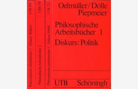 Philosophische Arbeitsbücher, Band 1 - 3