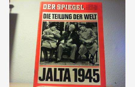 Der Spiegel. 14. April 1965, 19. Jahrgang. Nr. 16.   - Das deutsche Nachrichtenmagazin. 4.