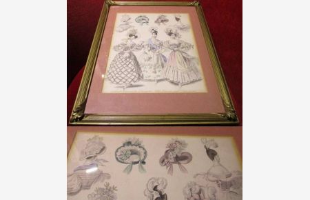 Bild: Neuwest Fashions for December 1831. Dinner and Ball Dresses.