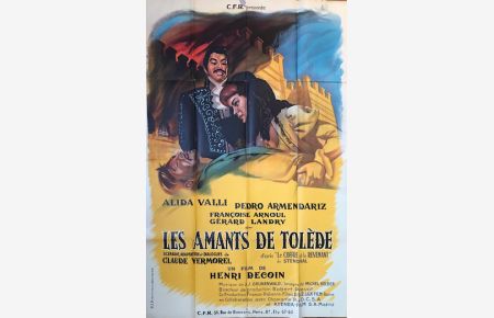 FILMPLAKAT: Les Amants de Tolède - Les Amants de Tolède - Gli amanti di Toledo - El Tirano de Toledo,