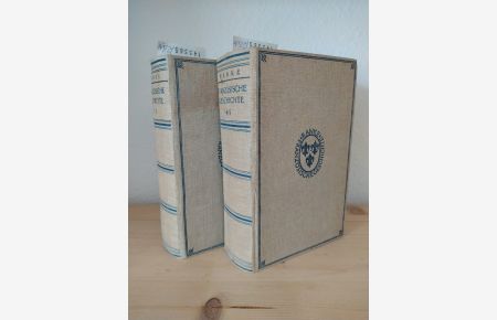 Französische Geschichte, vornehmlich im sechzehnten [16. ] und siebzehnten [17. ] Jahrhundert. [5 Bände in 2 Bänden]. [Von Leopold von Ranke]. (= Leopold Rankes Meisterwerke, Band 6-10).