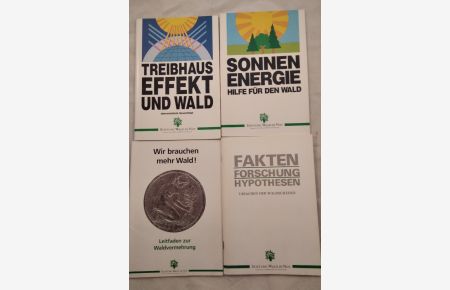 Waldschäden, Konvolut von 4 Heften themenbezogen [4 Hefte].   - Veröffentlichungen der Stiftung Wald in Not.