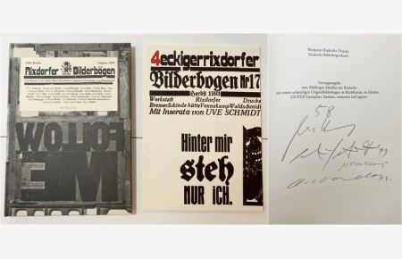 Rixdorfer Bilderbögen 1965. Berlin - Gümse 1993. Vorzugsausgabe. Mit einem achtseitigen Originalbilderbogen im Buchformat