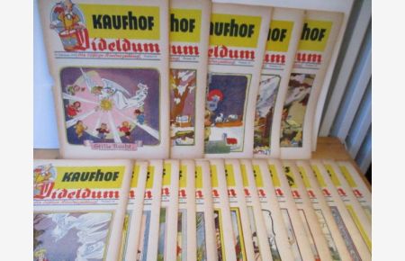 Dideldum - Die lustige Kinderzeitung - 10. Jahrgang, 1938 - Kaufhof / Althoffs (Nr. 7)  - Hier 22 Hefte von 24: Nummer 1-7; 9-14;16-24
