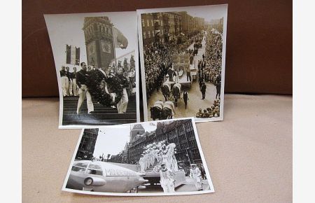 Weltkongreß für Freizeit und Erholung in Hamburg Juli 1936. 3 schwarz-weiße Originalfotos.