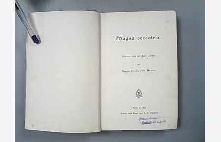Magna peccatrix. Roman aus der Zeit Christi.
