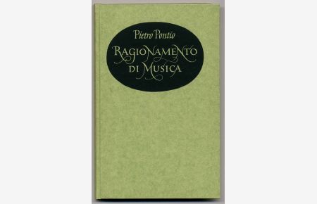 Ragionamento di musica. Faksimile-Nachdruck der Ausgabe 1588, hrsgg. von Suzanne Clercx