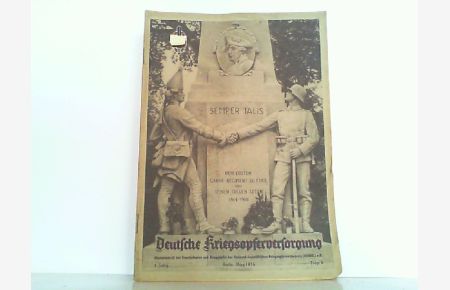 Deutsche Kriegsopferversorgung. Hier 4. Jahrgang März 1936 Folge 6. Monatsschrift der National-Sozialistischen Kriegsopferversorgung e. V. NSKOV.