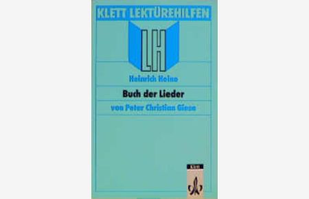 Lektürehilfen Heinrich Heine 'Buch der Lieder'