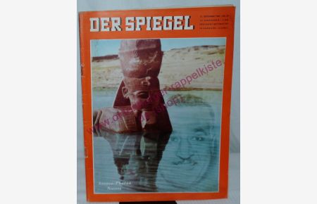 Der Spiegel - Nr. 39/60 * ASSUAN-PHARAO NASSER * - Augstein, Rudolf (Hrsg)