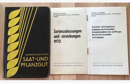Katalog für landwirtschaftliches Saat- und Pflanzgut 1973/74