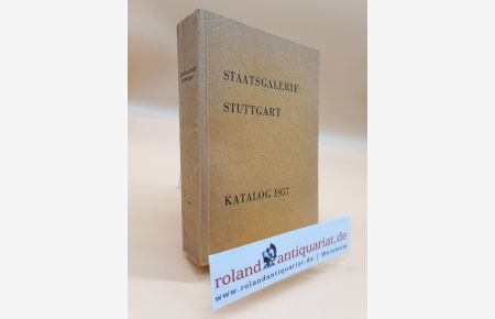 Staatsgalerie Stuttgart Katalog 1957