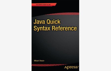 Java Quick Syntax Reference